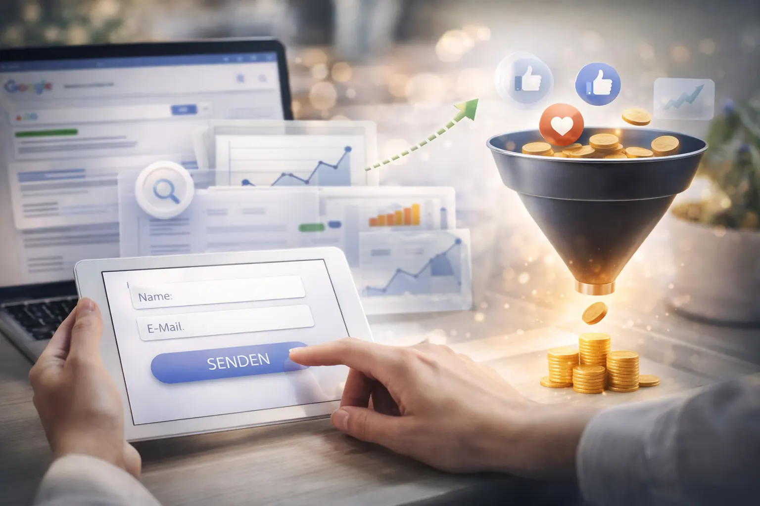 UX Design und Conversion-Optimierung – wie Nutzerführung Anfragen generiert