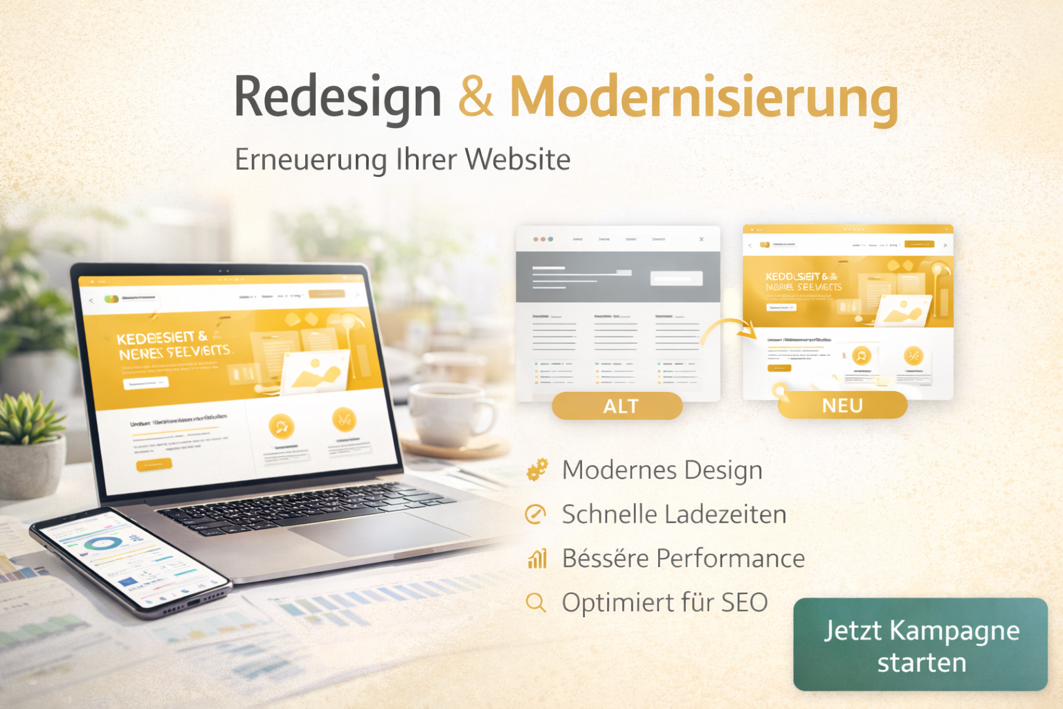 Webseiten Relaunch und Modernisierung
